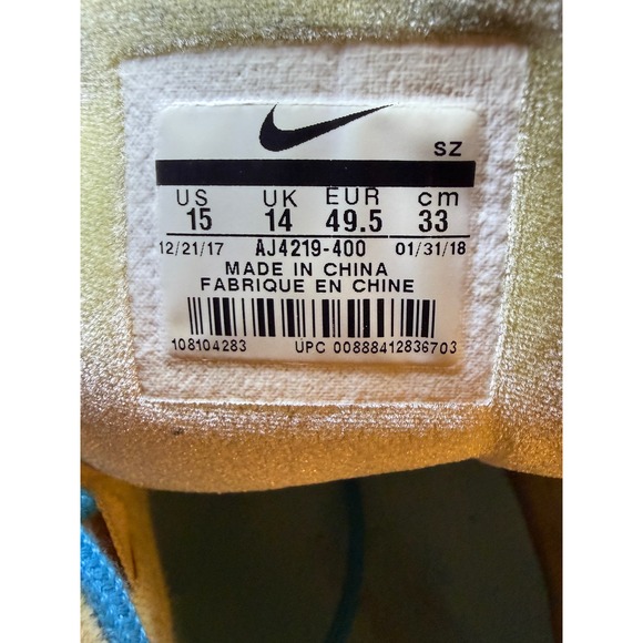 Nike Air Max 1/97 Sean Wotherspoon 2018 Corduroy AJ4219-400 Sz 15 Rare Authentic - Picture 3 of 12